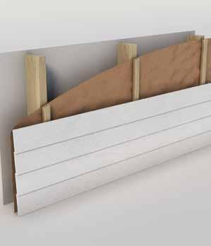 Timber-framed Wall Typical Design Detail Timber stud wall frame Vertical batten Stud wall frame Vertical counter-batten Figure 5 in a timber-framed wall installation using counter-battens Thermal