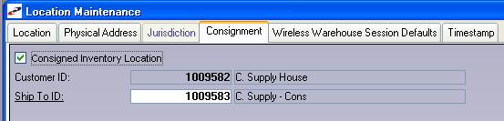 4 Consignment Location ID Location Maintenance Consignment tab Indicates location is for customer consignment Create a Location and assign a