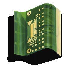 soldermask or Polyimide coverlay Rigid FR4 circuit boards with deep milling process Affordable