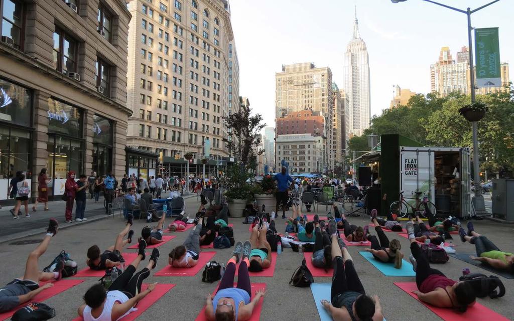 the flatiron summer series The Flatiron Summer Series consists of eight weeks of free community programming fitness classes, tech courses, games and entertainment on the Flatiron Public Plazas in the