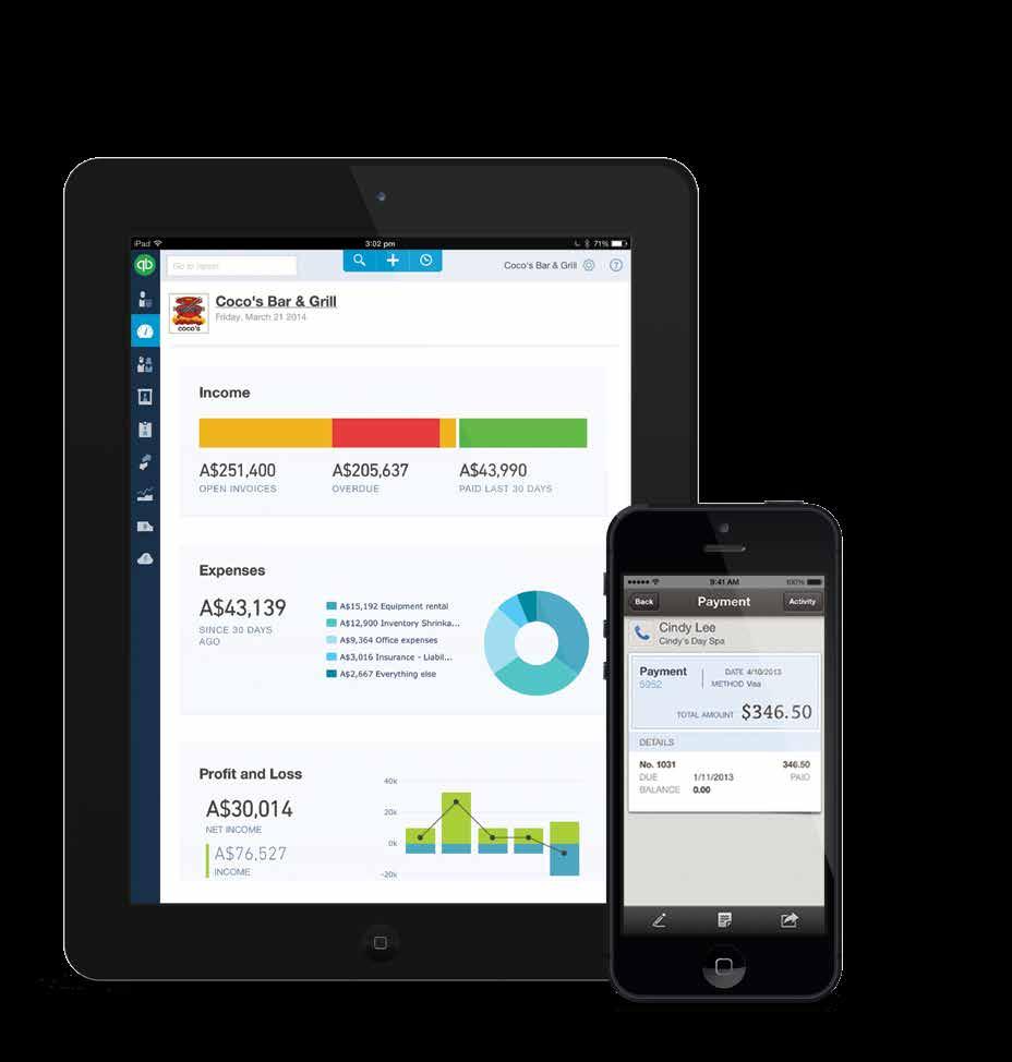 Benefits of online accounting When you and your clients work online, you will both have access to everything the cloud has to offer, and all the benefits that come with it - including: Go mobile