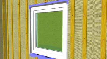 sheathing. 12. Install and structurally attach the window per manufactur's specifications.