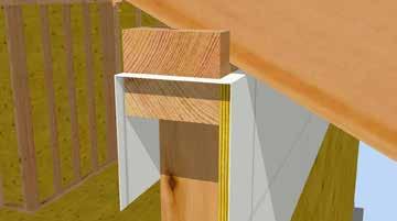 exterior sheathing membrane to the interior poly. 2.