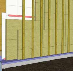 Other Considerations Insulation Board Installation Installation of one or multiple layers of ROCKWOOL COMFORTBOARD requires a stepped approach, as each insulation board should be attached using only