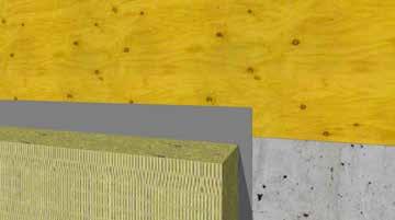 Install ROCKWOOL rigid board insulation over