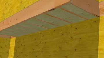 Ensure insulation extends through to the interior plane of