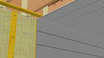 11 12 11. Install 3" rigid insulation in joist cavities. ROCKWOOL COMFORTBOARD and ROCKWOOL COMFORTBATT can be used to meet thermal barrier protection requirements for foamed plastics. 12. Install 2 lb.