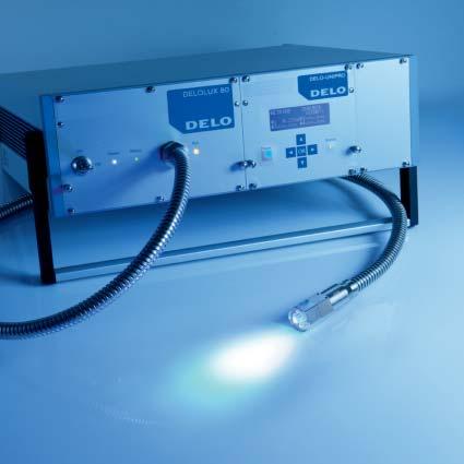 ONSERT Light systems DELOLUX Curing lamps Efficient bonding technology. DELO curing lamps and adhesives are matched to optimise joining processes.
