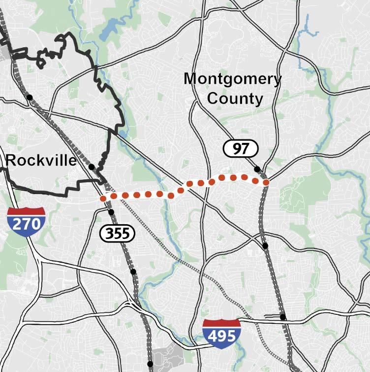 RANDOLPH ROAD BRT PROPOSED MAJOR ADDITION VISUALIZE 2045 From US 29 to MD 355 Basic Project Information Project Length 10 Miles Anticipated Completion...2040 Estimated Cost of Construction.