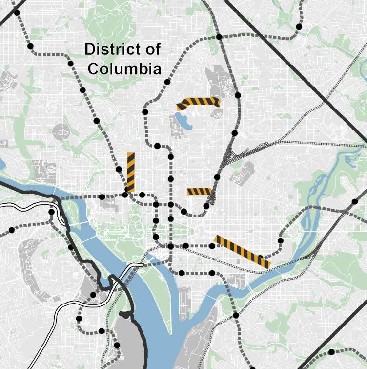 DC BICYCLE LANES MAJOR ADDITION VISUALIZE 2045 Various Locations Districtwide Basic Project Information Project Length 6 Miles Anticipated Completion...2018, 2023 Estimated Cost of Construction.