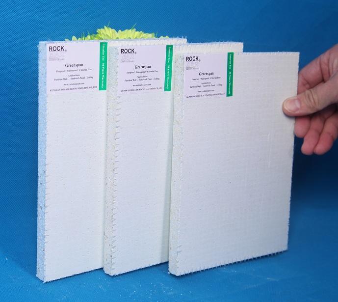 Rockmax Safeboard Chloride Free Magnesium Board - Fireproof partition wall and ceiling -A1 Fireproof, does not release toxic gas when it is burning - It is waterproof, mould proof, insect resistant,