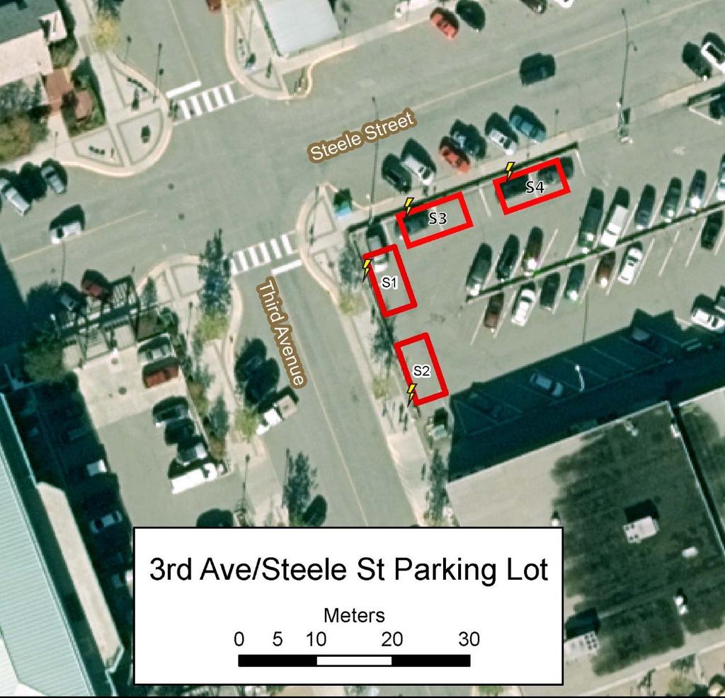 APPENDIX B VENDOR SITE PROFILES Please call 668-8334 for up-to-date site availability. Some sites indicated in the maps below may already be allocated to other vendors. 3 rd Ave./Steele St.
