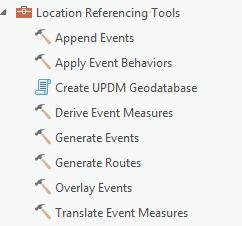 Geoprocessing Tools Loading - Event Loading Data Transformation - Event Measure Behaviors -