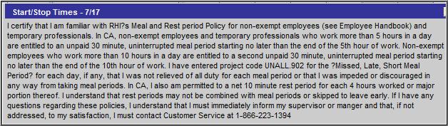 Non-exempt employees who work more than 10 hours in a day are entitled to a second unpaid 30 minute, uninterrupted meal period starting no later than the end of the 10 th hour of work.