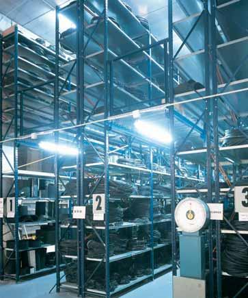 - Warehouses for hanging garments.