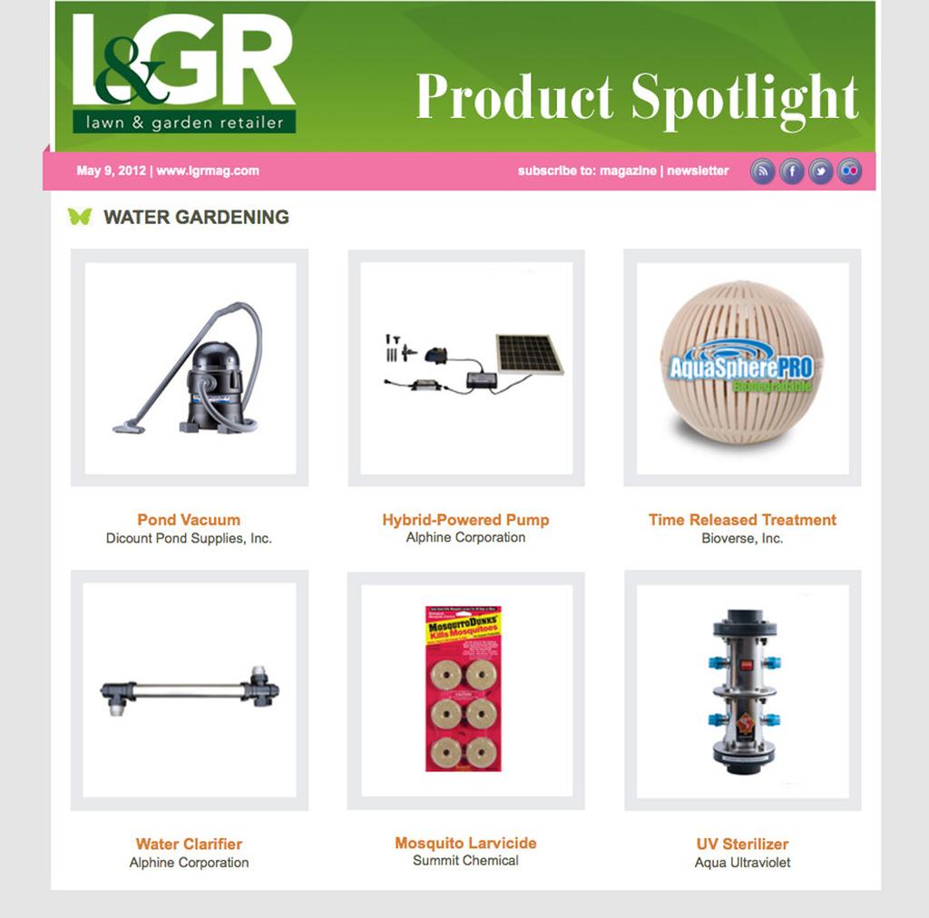 EMAIL MARKETING PRODUCT SPOTLIGHT Use a Product Spotlight for cost-effective promotion of new products to independent garden center buyers.