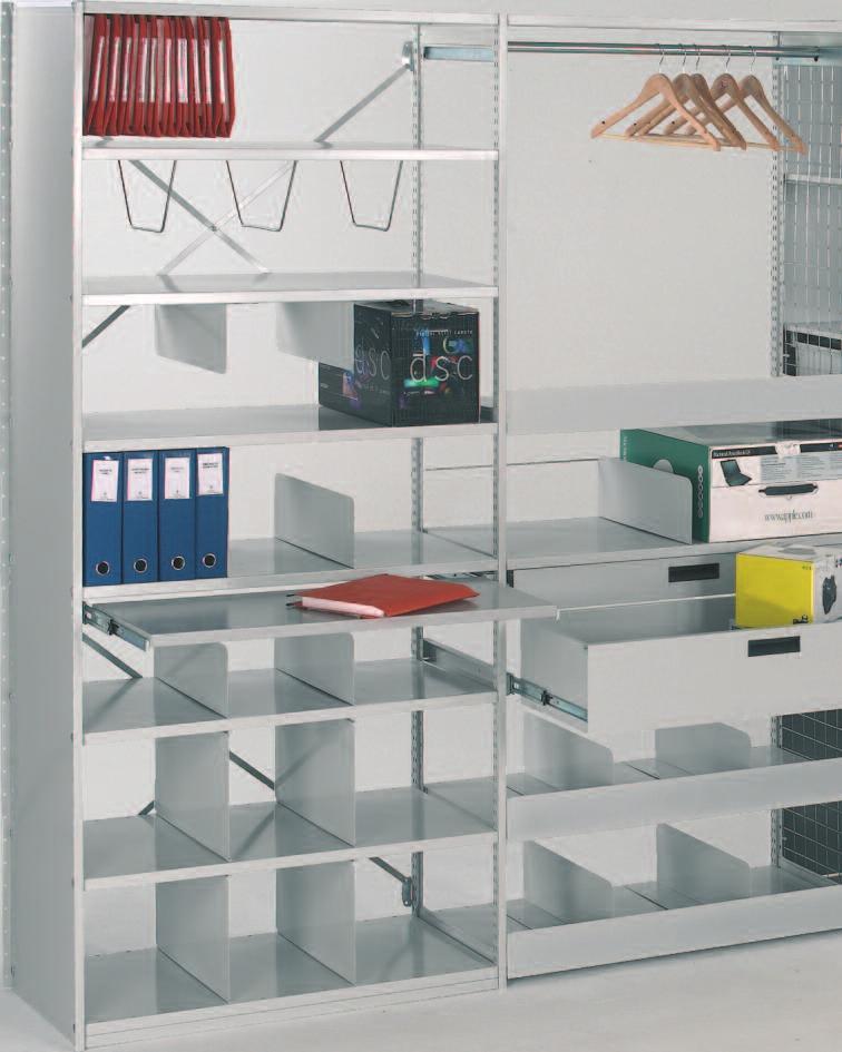STORMOR SHELVING ACCESSORIES Stormor Shelving offers more than storage capacity, its range of accessories help to improve working practices and