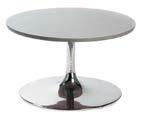 Ped Table 30 H 105 Round White Ped