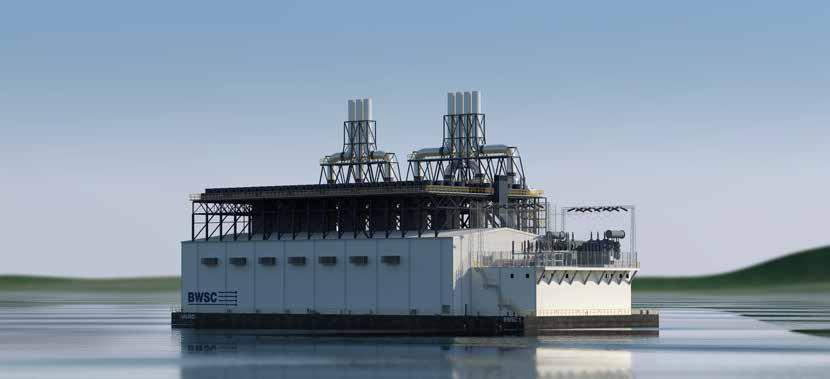 ONE SOLUTION, MULTIPLE APPLICATIONS Global deployment Power barge hulls can be constructed in one location and moved to another location for specialist equipment outfitting, testing and commissioning.