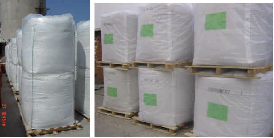 Figure 2, 2x 500kg Big Bags, Palletized Notice to Purchaser: The information in this publication is based on tests that we believe are reliable.
