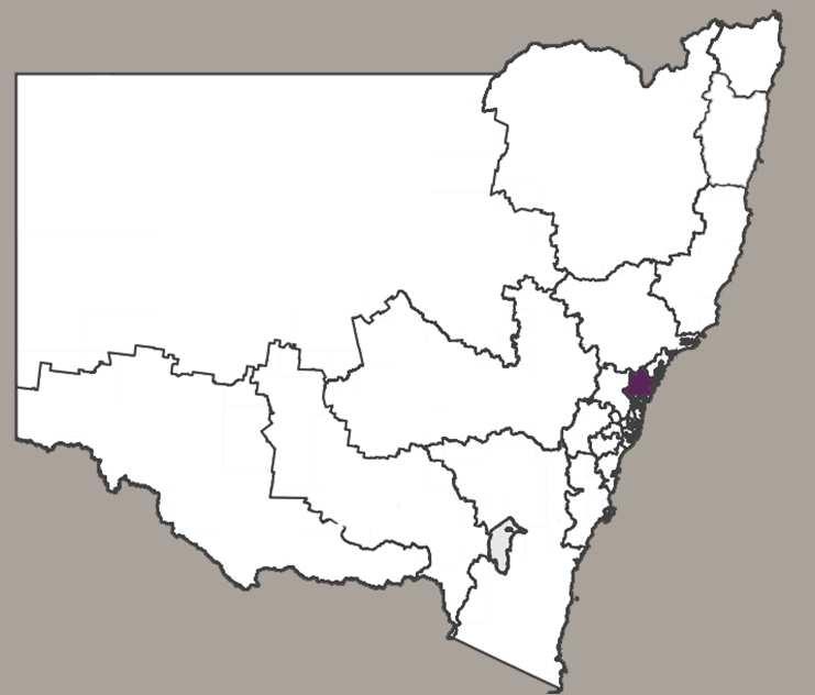 Figure 26 Location of Public Sector employees, as presented in 2014 State of the Public Sector Report, aggregated SA4 regions, headcount at June 2014 NSW Public Sector