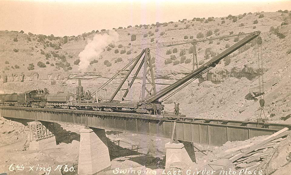 Original Construction 1903-1908 The Belen cut-off was built to provide the Santa Fe with an alternative to its original route through Colorado and northern