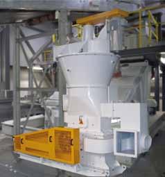 incorporated air classifier Dry grinding of brittle and abrasive materials