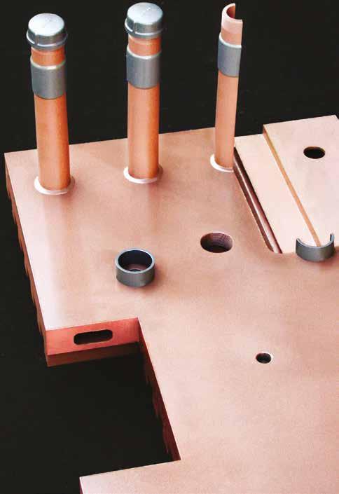 At Luvata we have created a unique manufacturing process for copper staves. We use a continuous casting process to produce the cooling channels in the copper slabs.