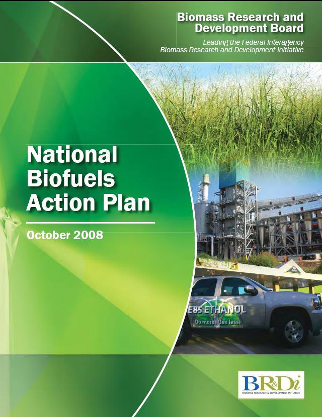 Current Status of Hydrocarbon Biofuels in U.S. NBAP rewritten to include hydrocarbon biofuels Biomass Conversion Interagency WG 10 Year RD&D Plan Sec.