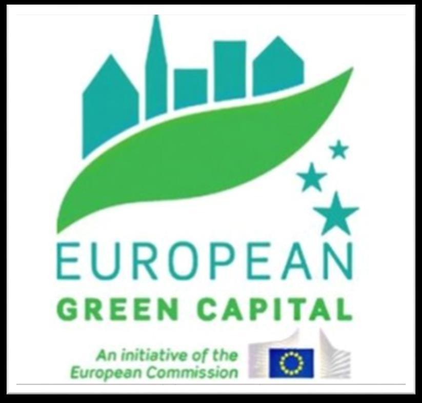 Green Capital of Europe Awarded each year to an European city with more than a 100.