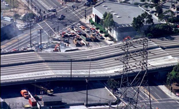 Monica Freeway World Busiest repair bonus, $200K/day, reopened day