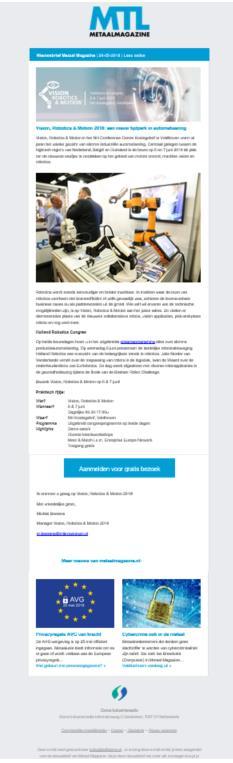 Special Newsletter pompnl.nl Special Newsletter A special newsletter partner mailing is a special e-newsletter which can be sent out to our subscribers.