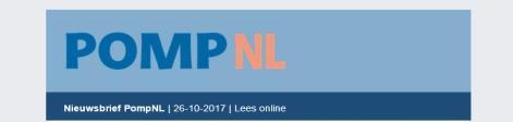 This message is sent exclusively to the address database from Pomp NL, thus ensuring a high click rate on the advertisement.