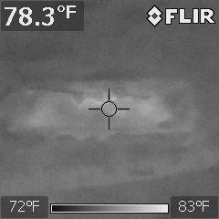 IR Photograph 6 View of typical thermal anomaly observed. 7.