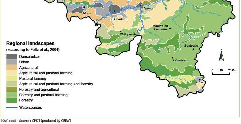 subsoil (Sambre-and-Meuse riverline) => Agricultural activities