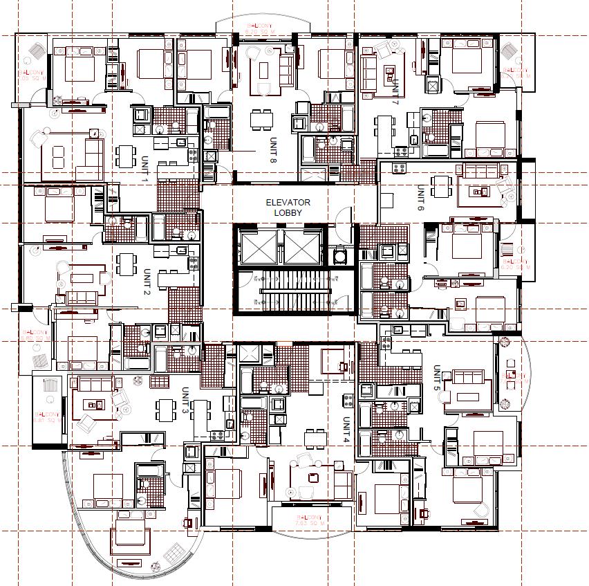 Figure 5: Typical Floor Plan, Block C R12-1