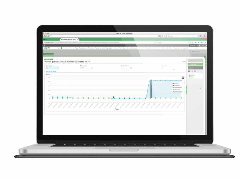 4 Flexible and easily scalable to support your entire business Sage X3 offers powerful functionality that can be configured to meet your unique way of doing