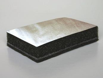 When combined with mineral fiber, acoustical foam, glass fiber, or ceramic fiber, barrier materials form economical high performance composites that provide high transmission loss over a broad