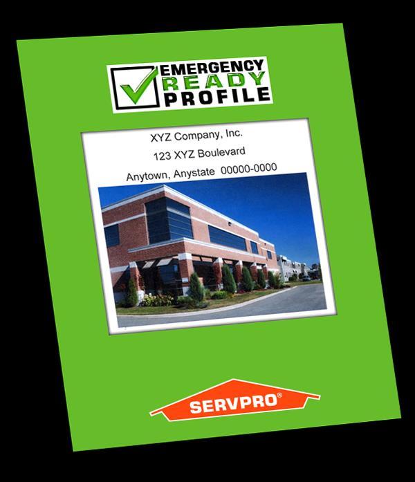 Completing the ERP Process Once all the information is captured, SERVPRO of