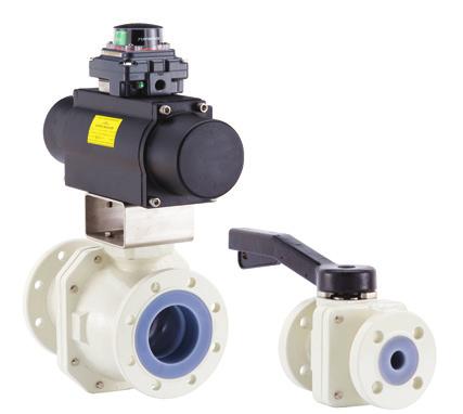 These PFA lined ball valves are used in a wide variety of applications in many industries FEATURES GENERAL APPLICATION The valves are ideally suited for corrosive applications, requiring reliable