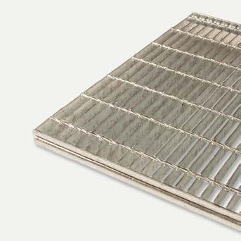 The majority of Weland's entrance gratings are kept in stock for immediate delivery. This provides you with easy planning and design.