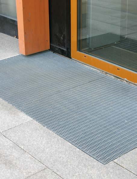 In addition to the entrance gratings in stock, Weland can manufacture type A entrance gratings to meet your