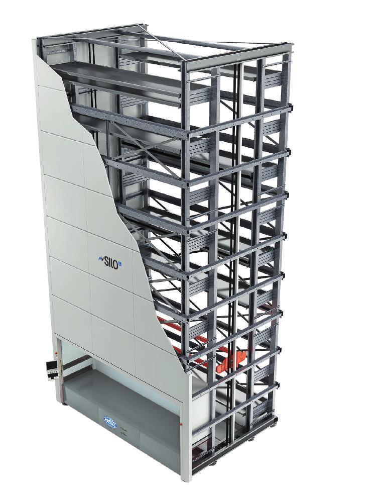 Operational ergonomics and safety for operators Protection of stored materials and efficient management of stock levels Completely redesigned in line with the latest technological and ergonomic