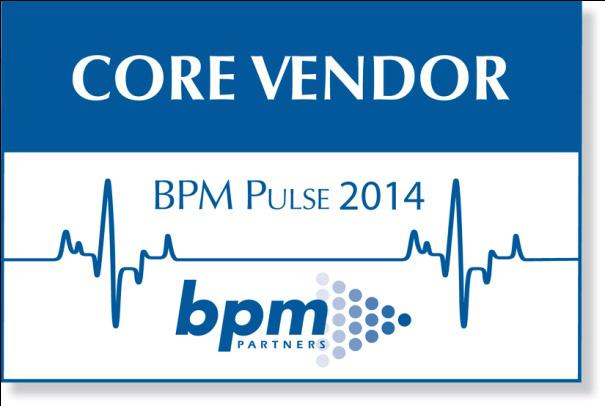 BPM Partners Core Vendor BPM Partners presents an annual vendor overview and market trends webcast. During this webcast the list of 'core vendors' for the year are revealed.