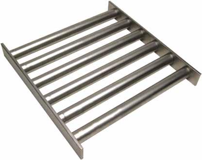 GRATE MAGNETS SQUARE & RECTANGULAR THICKNESS 1-1/2 IN. (38 MM) WIDTH All stainless steel construction Ladder style design 1-inch dia.