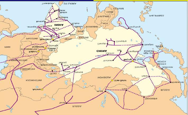 5. Joint infrastructure development Existing & Proposed Gas Pipelines Source IEA IPI and TAPI pipelines: Reflect strategic importance of transit countries