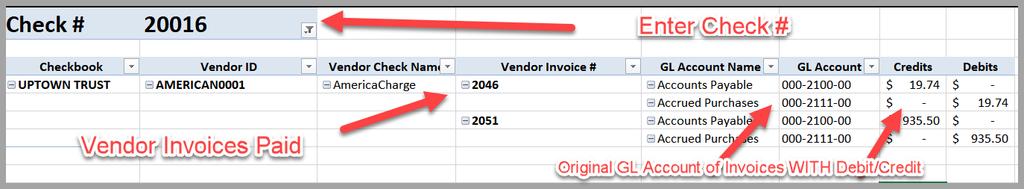 What Invoices did a check pay? Use SQL View in SmartList https://victoriayudin.