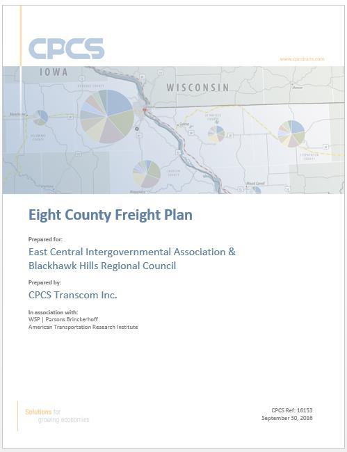 Eight County Freight Study Key Tasks Physical System Inventory Commodity Flow Profile Freight System