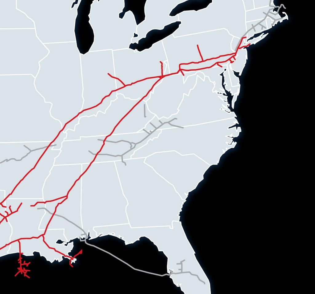 Access South, Adair Southwest & Lebanon Extension Projects Delivering Appalachian shale supply to markets in