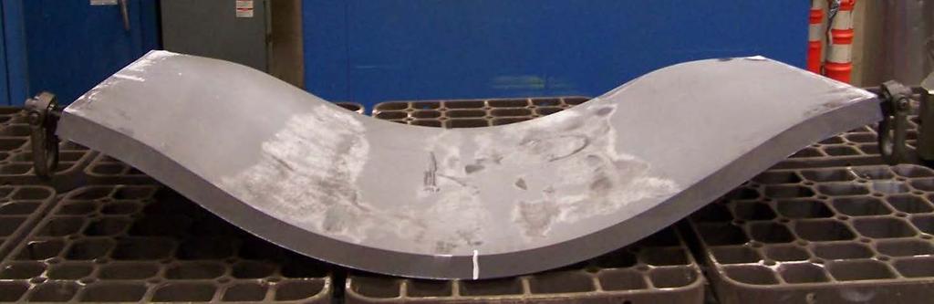 Boeing Research & Technology Project Name Hot Formed Titanium Plate Representative part formed on previous die.